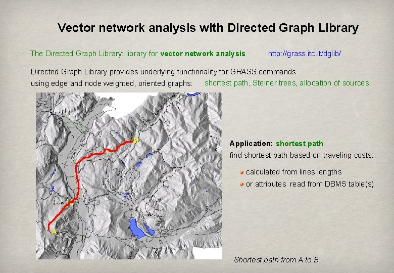 Vector network analysis with Directed Graph Library The Directed Graph Library: library for vector