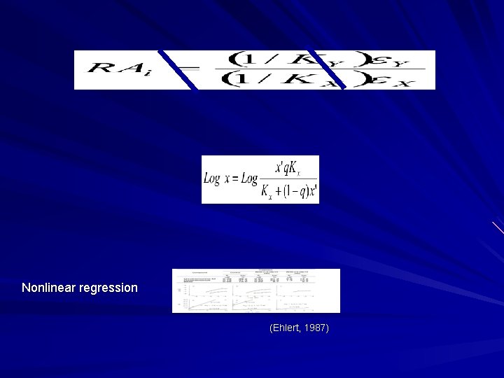 Nonlinear regression (Ehlert, 1987) 
