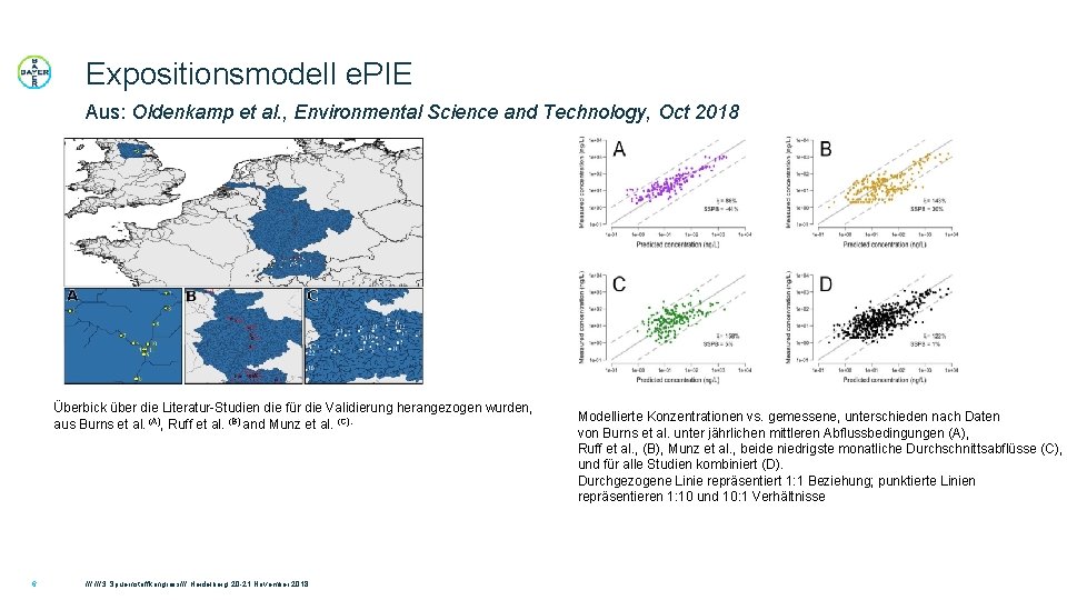Expositionsmodell e. PIE Aus: Oldenkamp et al. , Environmental Science and Technology, Oct 2018
