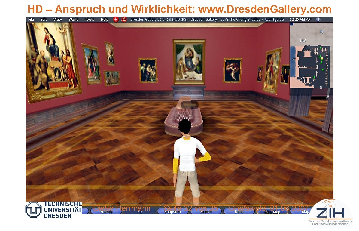 HD – Anspruch und Wirklichkeit: www. Dresden. Gallery. com Dieter Herrmann Seite 32 von