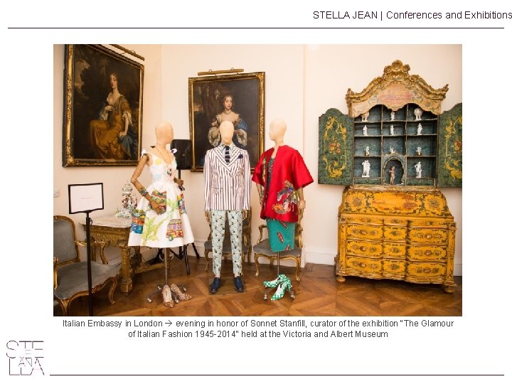 STELLA JEAN | Conferences and Exhibitions Italian Embassy in London evening in honor of