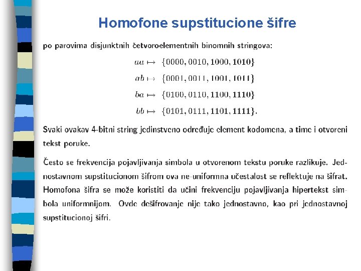 Homofone supstitucione šifre 