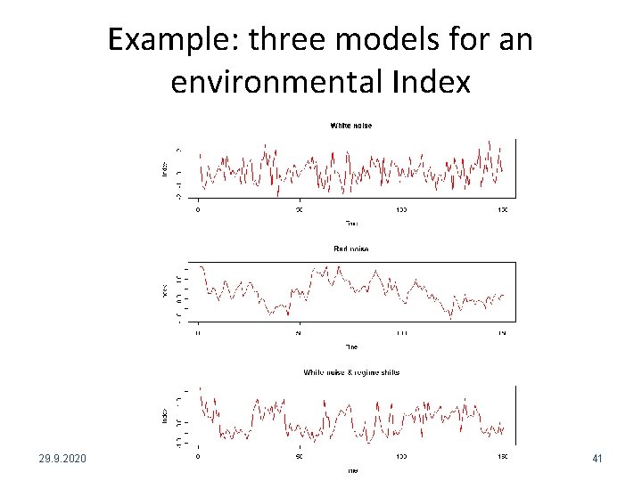 Example: three models for an environmental Index 29. 9. 2020 Biotieteellinen tiedekunta / Henkilön