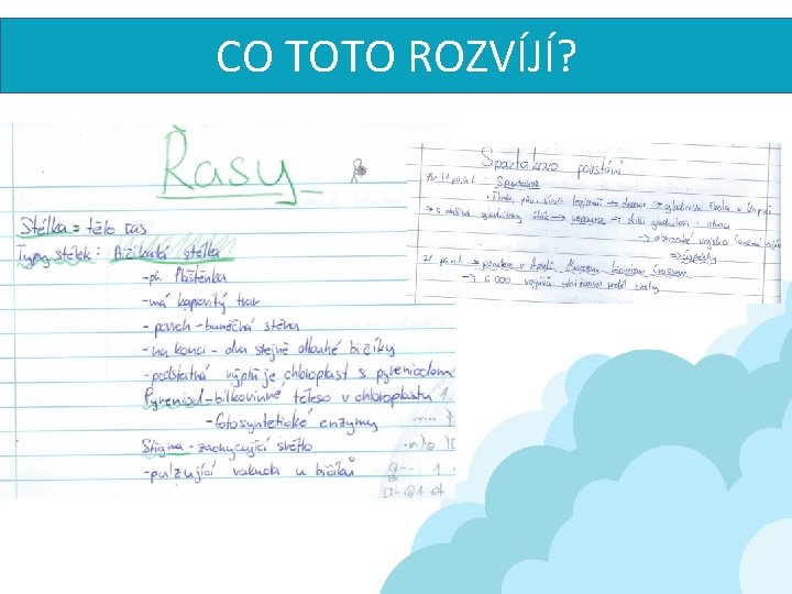 CO TOTO ROZVÍJÍ? 