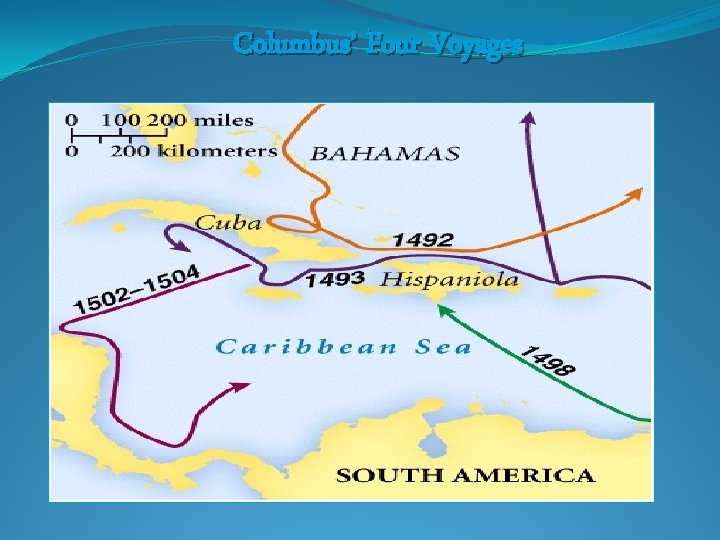 Columbus’ Four Voyages 