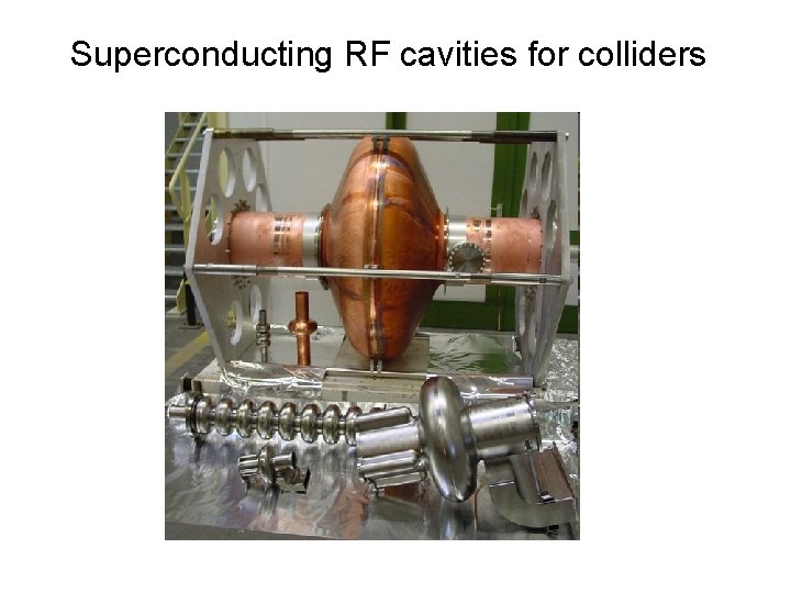 Superconducting RF cavities for colliders 