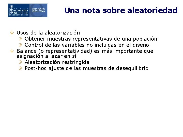 Una nota sobre aleatoriedad â Usos de la aleatorización » Obtener muestras representativas de