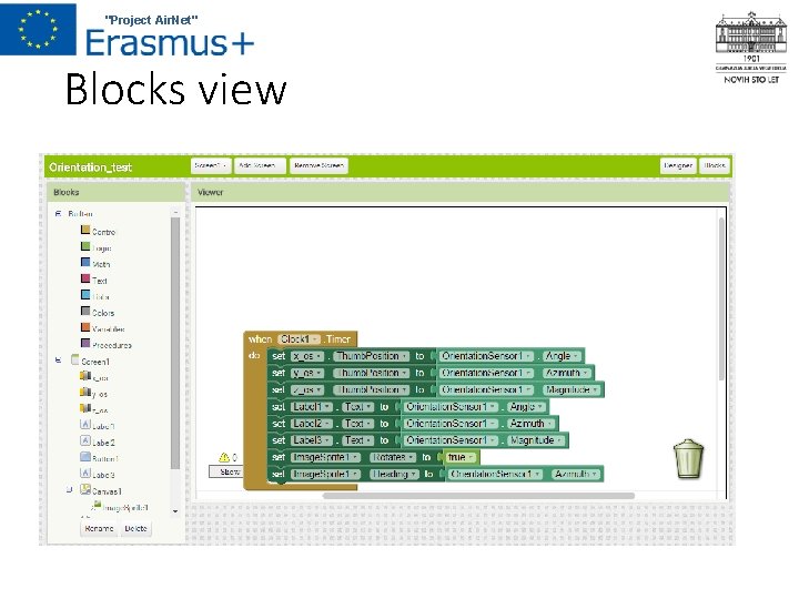 "Project Air. Net" Blocks view 