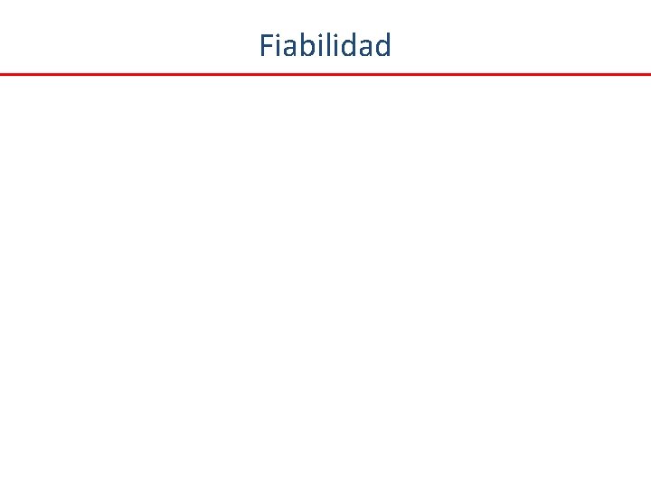 Fiabilidad 