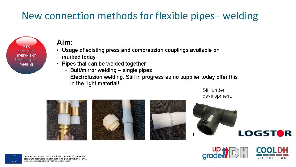 New connection methods for flexible pipes– welding New connection methods on flexible pipes– welding