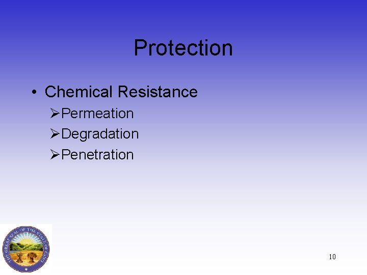 MODULE 2 UNIT 3 Self Protection Rescue Decontamination