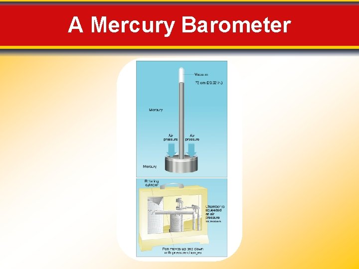 A Mercury Barometer 