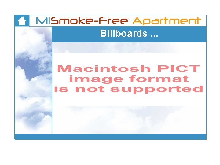 Billboards. . . 