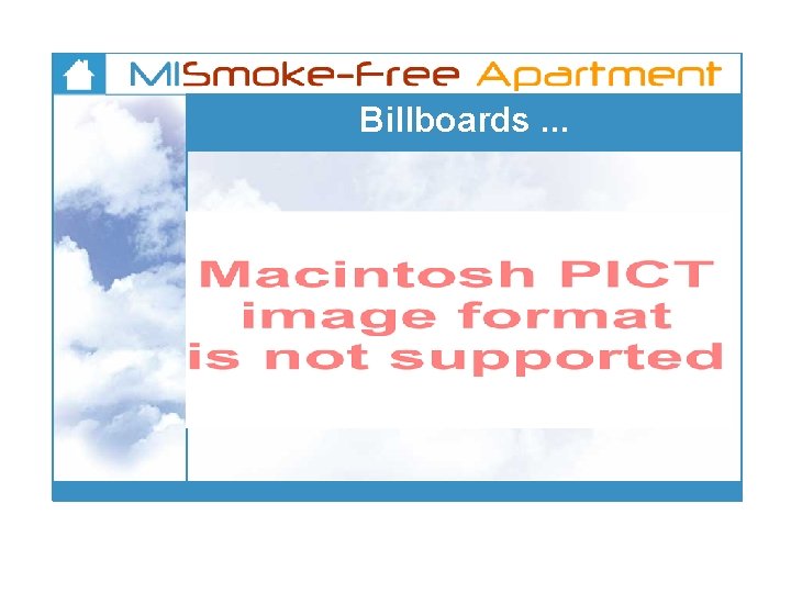 Billboards. . . 