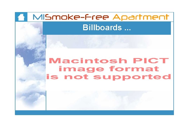 Billboards. . . 