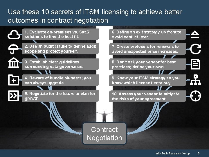 Use these 10 secrets of ITSM licensing to achieve better outcomes in contract negotiation