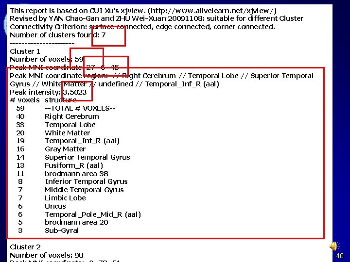 This report is based on CUI Xu's xjview. (http: //www. alivelearn. net/xjview/) Revised by