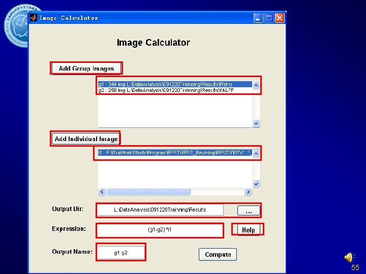 REST Image Calculator 55 