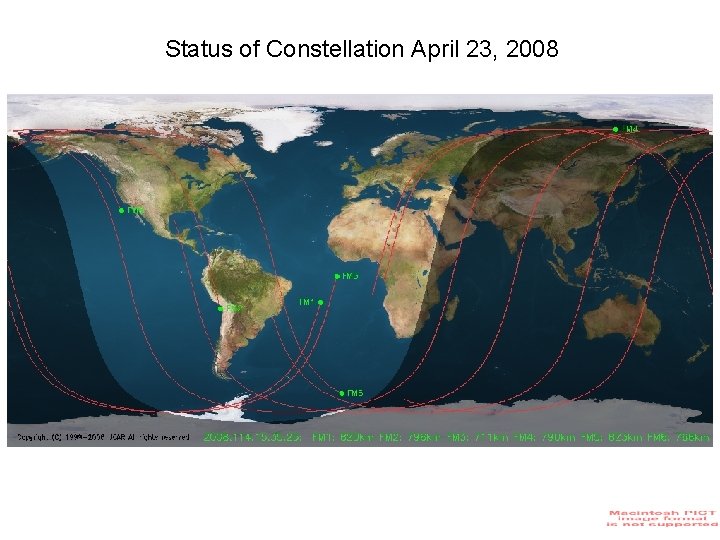 Status of Constellation April 23, 2008 