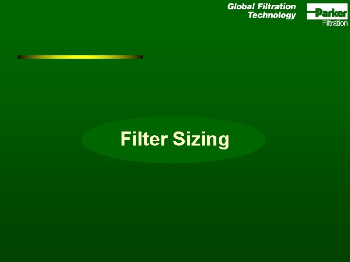 Filter Sizing 