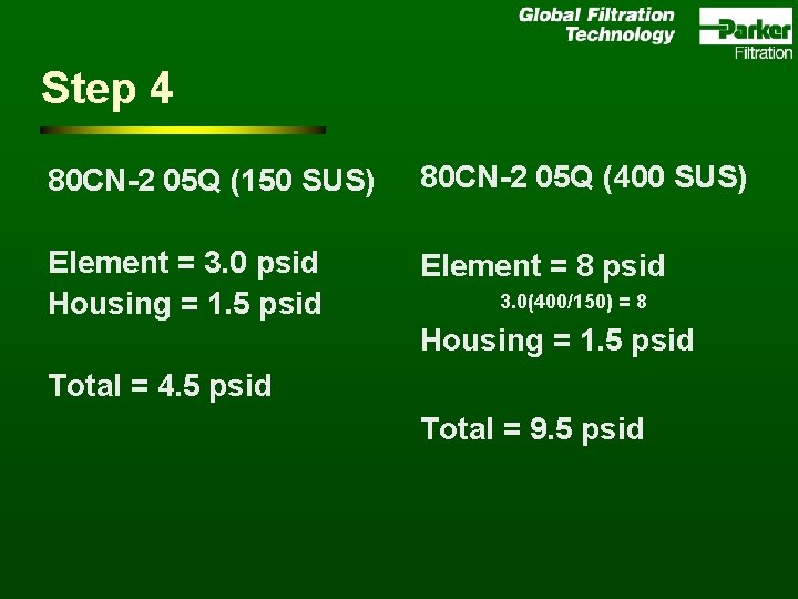 Step 4 80 CN-2 05 Q (150 SUS) 80 CN-2 05 Q (400 SUS)