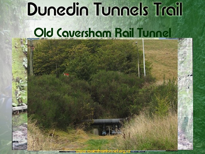 Old Caversham Rail Tunnel www. cavershamtunnel. org. nz 