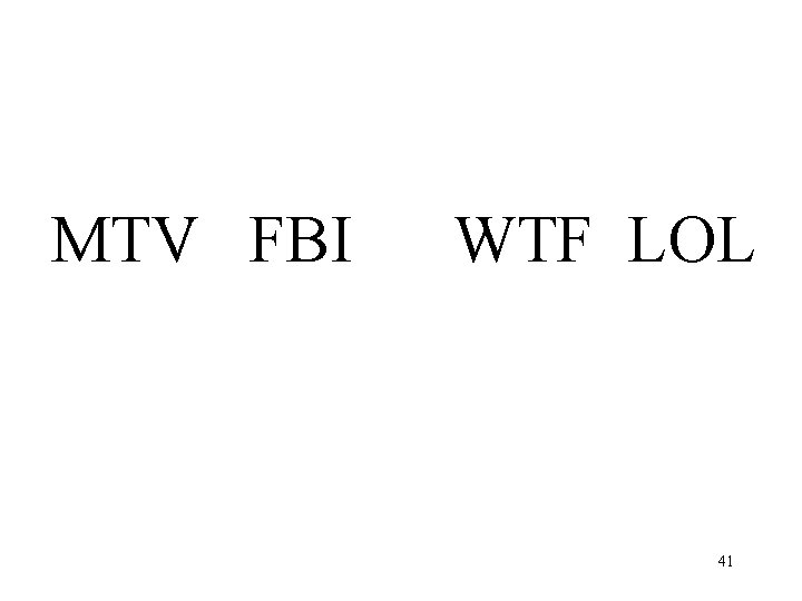 MTV FBI WTF LOL 41 MTV FBI WTF LOL 41