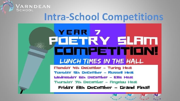 Intra-School Competitions Intra-School Competitions