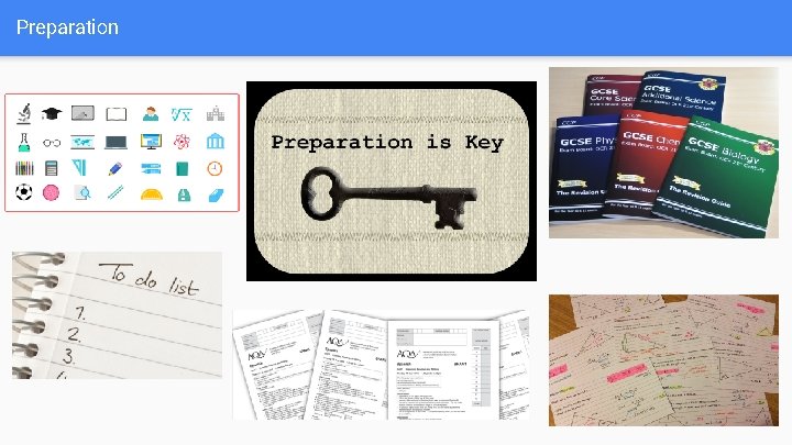 Preparation Preparation