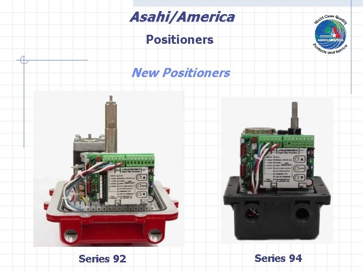 Asahi/America Positioners New Positioners Series 92 Series 94 