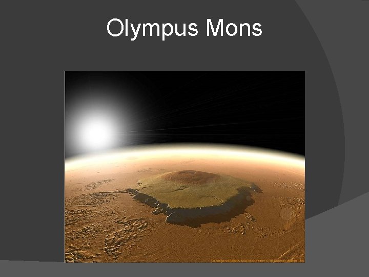 Olympus Mons Olympus Mons