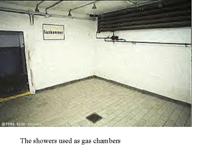 The showers used as gas chambers 