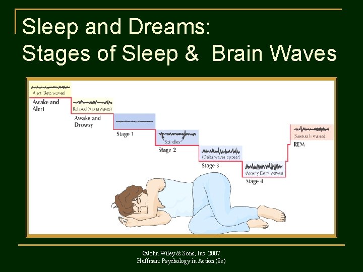 Sleep and Dreams: Stages of Sleep & Brain Waves ©John Wiley & Sons, Inc.