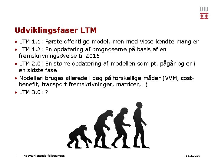 Udviklingsfaser LTM • LTM 1. 1: Første offentlige model, men med visse kendte mangler