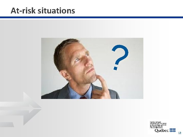At-risk situations ? 12 