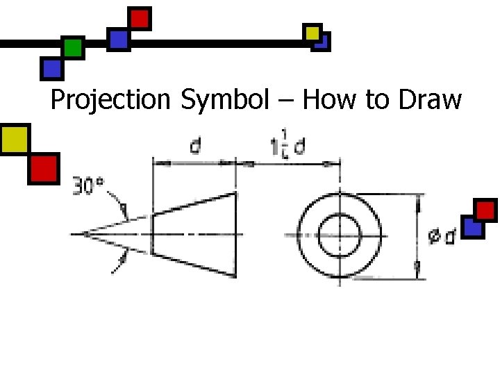 Projection Symbol – How to Draw 
