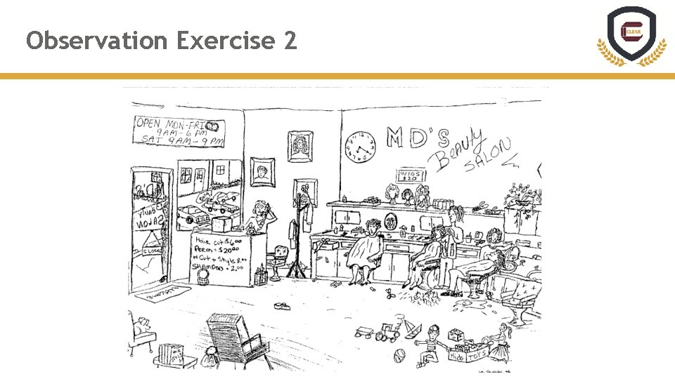 Observation Exercise 2 Observation Exercise 2