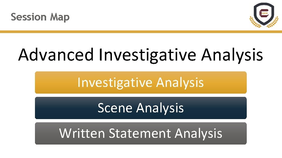 Session Map Advanced Investigative Analysis Scene Analysis Written Statement Analysis Session Map Advanced Investigative Analysis Scene Analysis Written Statement Analysis