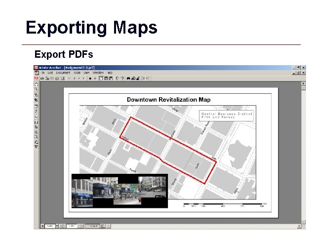 Exporting Maps Export PDFs GIS 44 