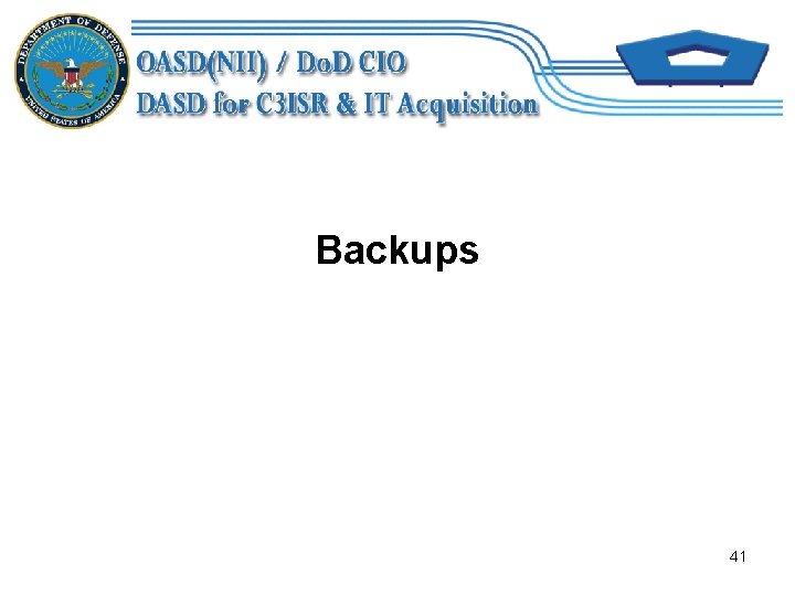 Backups 41 