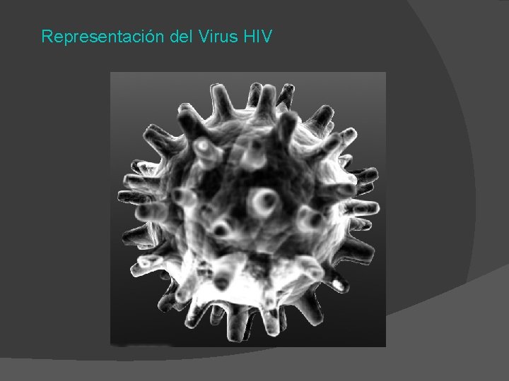 Representación del Virus HIV 