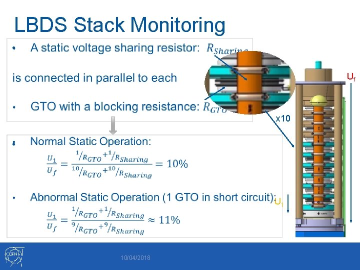 LBDS Stack Monitoring • Uf x 10 • U 1 10/04/2018 
