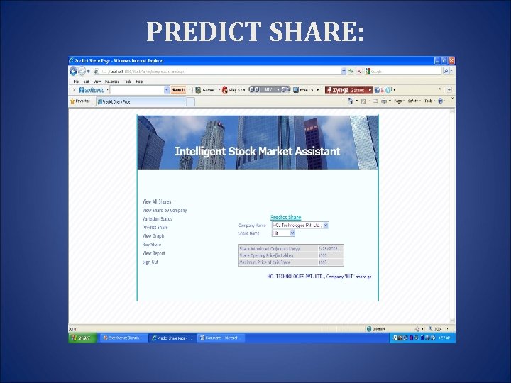 PREDICT SHARE: 