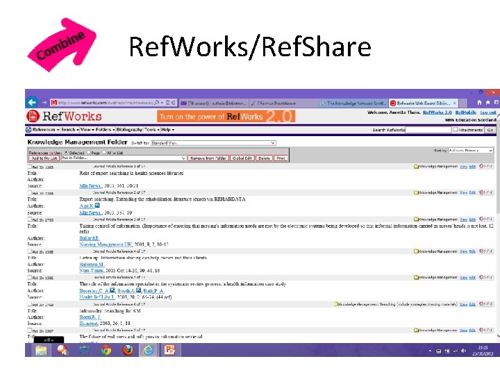 Ref. Works/Ref. Share 