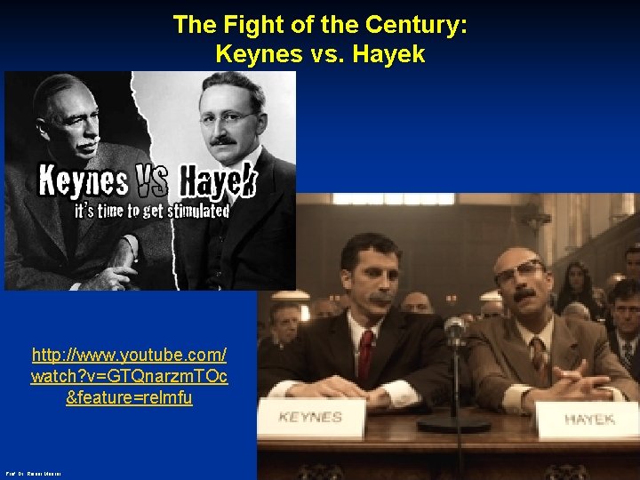 © RAINER MAURER, Pforzheim The Fight of the Century: Keynes vs. Hayek http: //www.