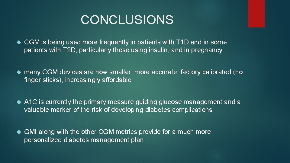 CONCLUSIONS CGM is being used more frequently in patients with T 1 D and