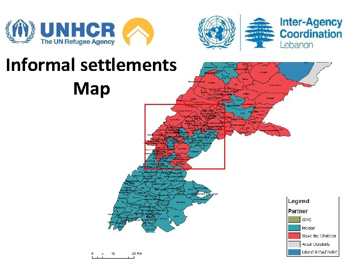 Informal settlements Map 