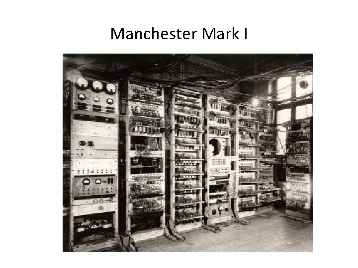 Manchester Mark I 