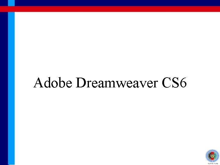 Adobe Dreamweaver CS 6 