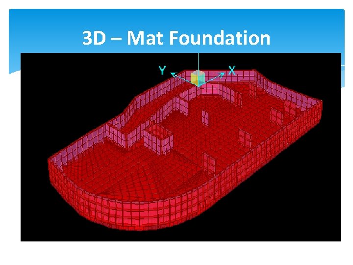 3 D – Mat Foundation 